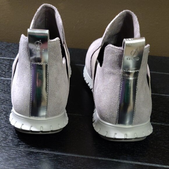 Cole Haan Zerogrand Grey Suede Slip On Booties NWOT SIZE 8 - Picture 6 of 8
